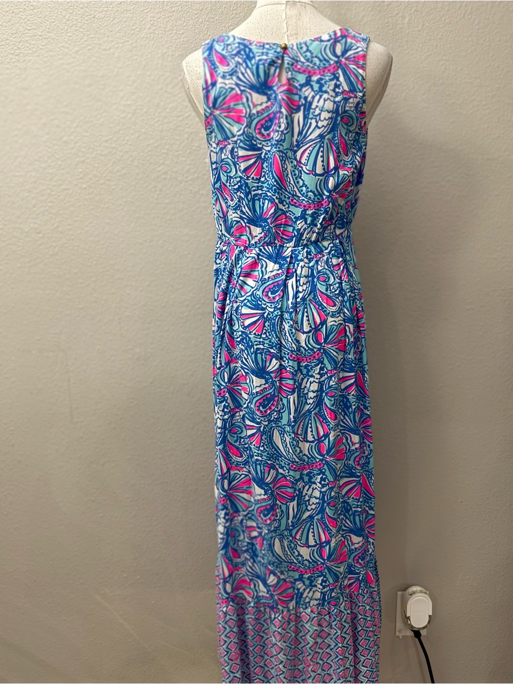Lilly Pulitzer X Target Girls XL Maxi Dress Beach Picnic - Picture 3 of 4